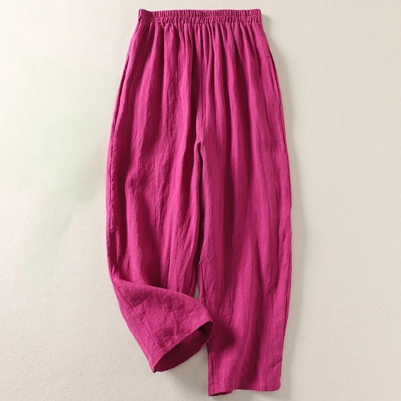 Odalys - Pantalon en lin haut de gamme