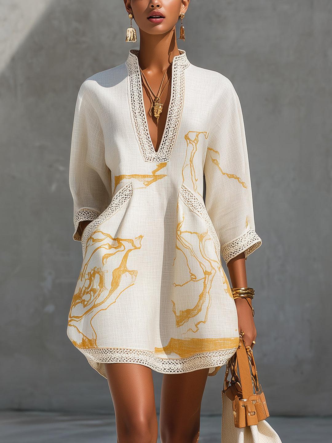Isalyn - Robe mini toucher doux