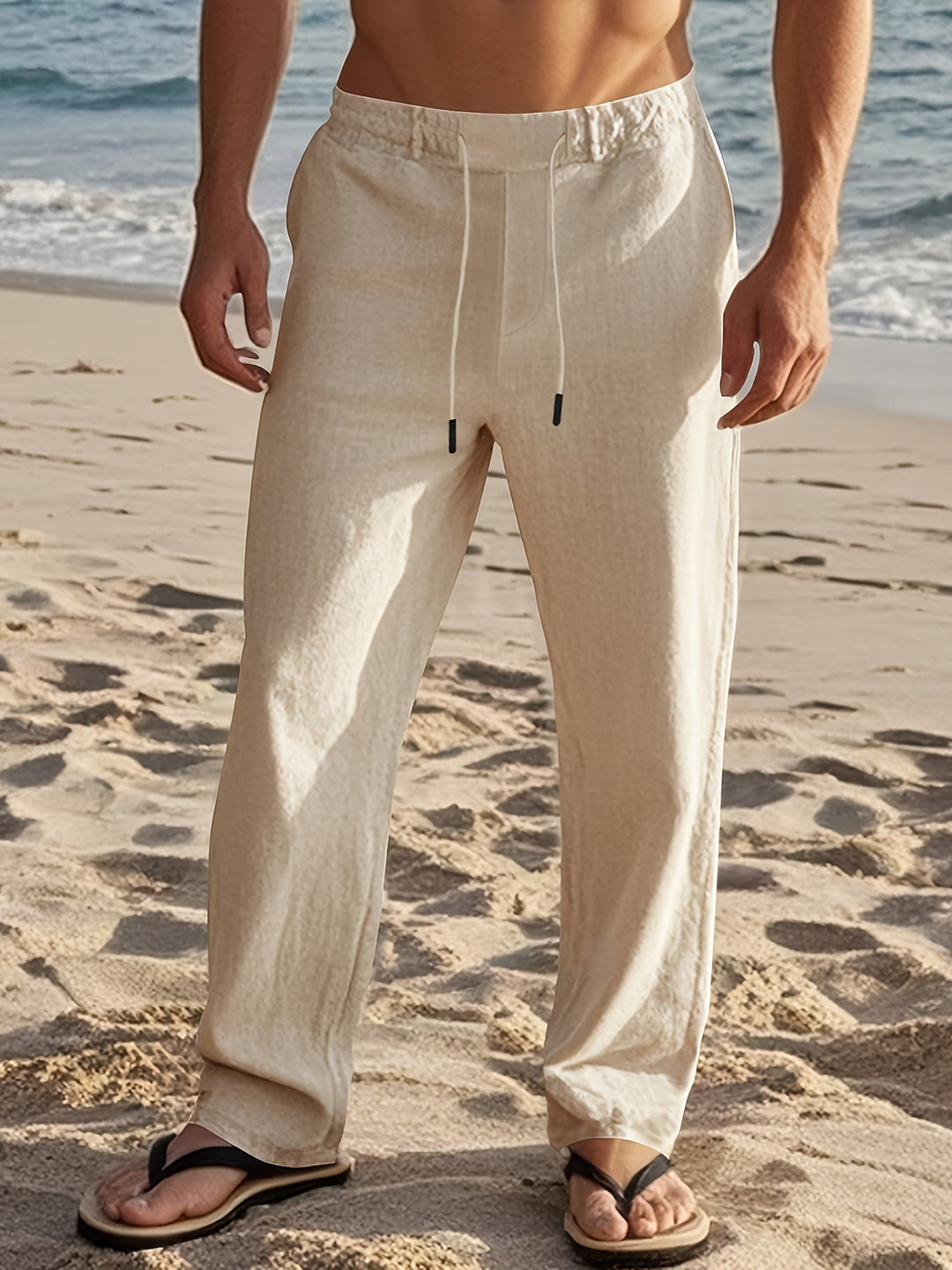 Wilfred - Pantalon en lin coupe décontractée