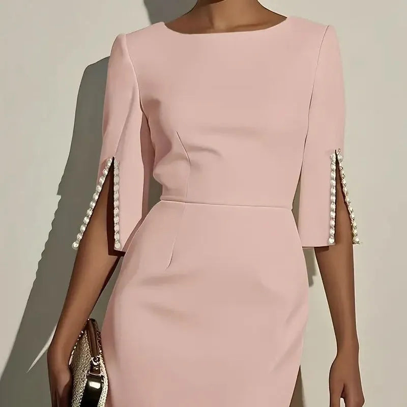 Anneliese - Robe fourreau extensible et douce