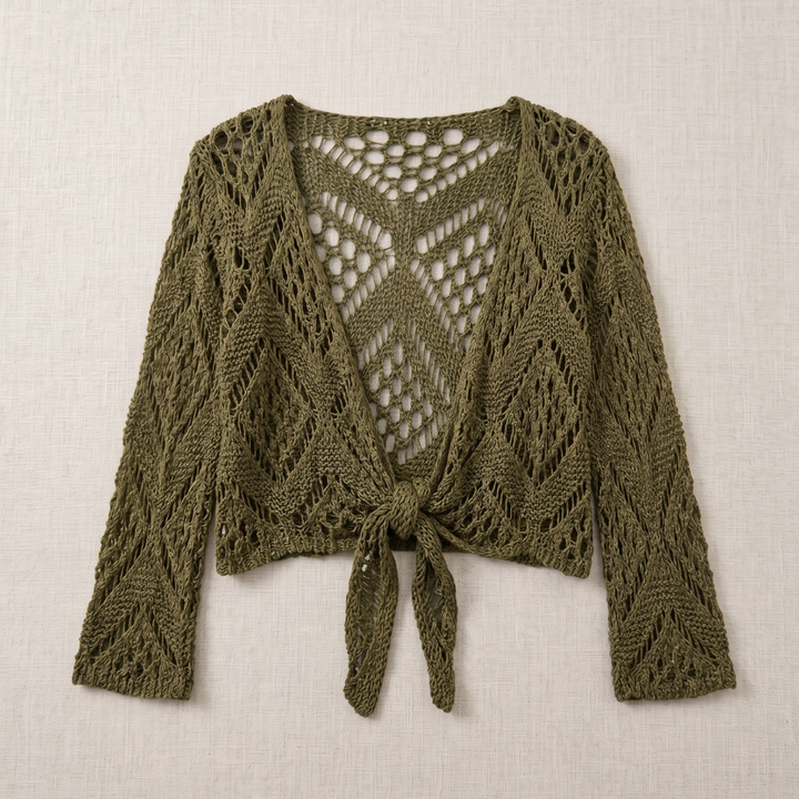 Aravelle - Cardigan en dentelle