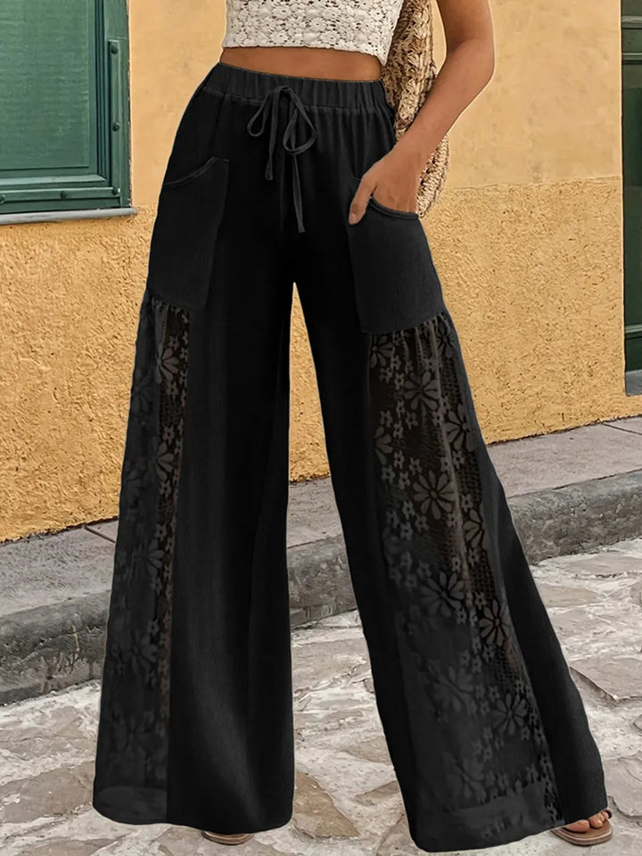 Carlotta - pantalon léger en dentelle