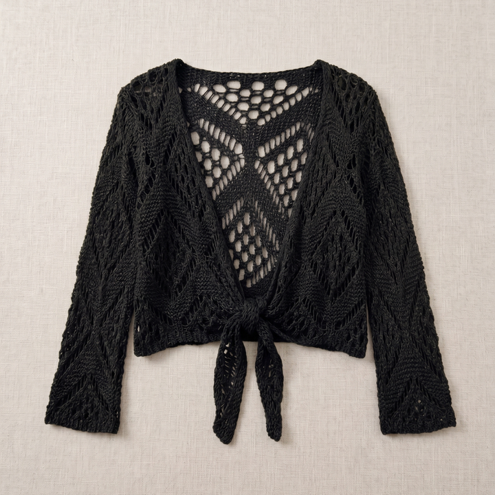 Aravelle - Cardigan en dentelle