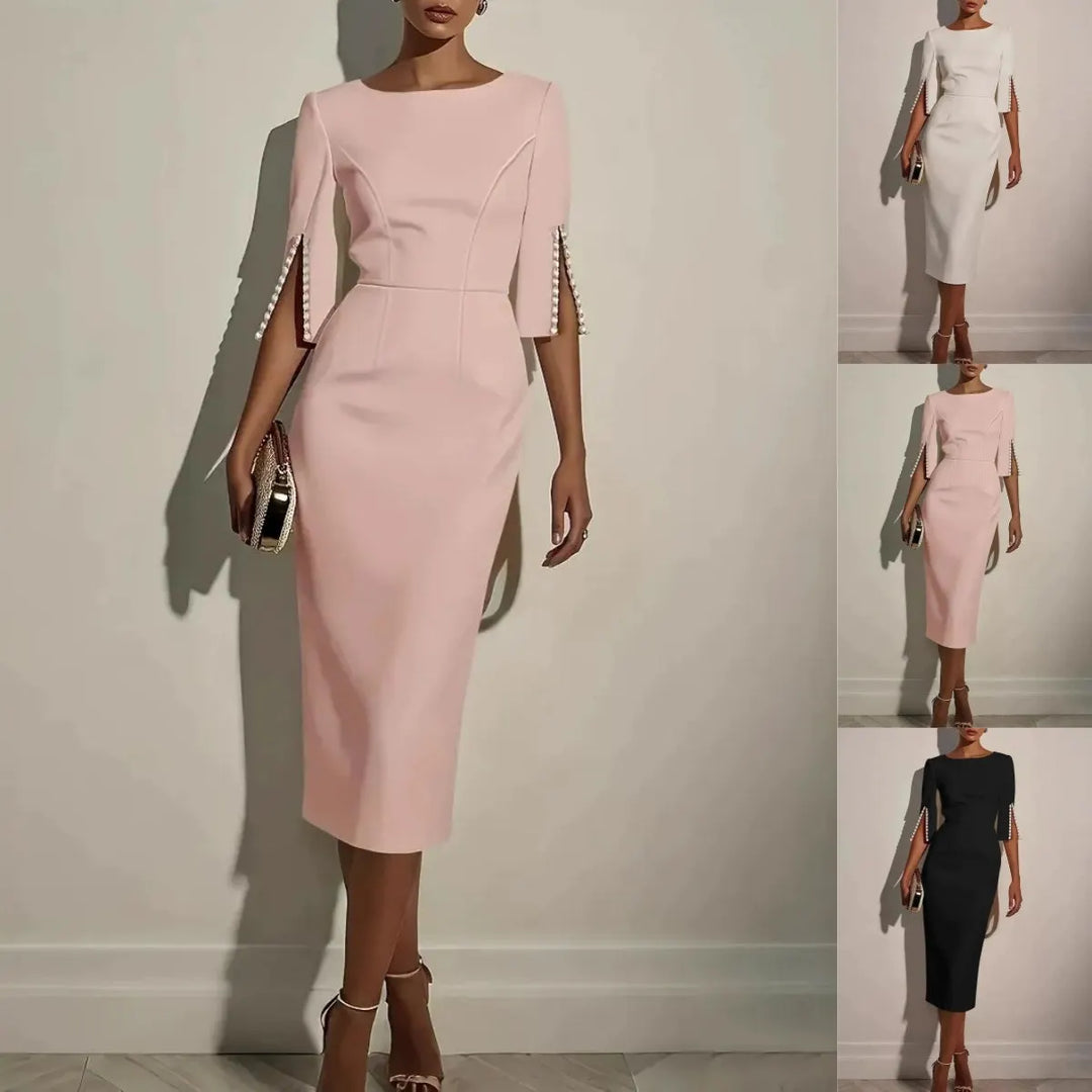Anneliese - Robe fourreau extensible et douce