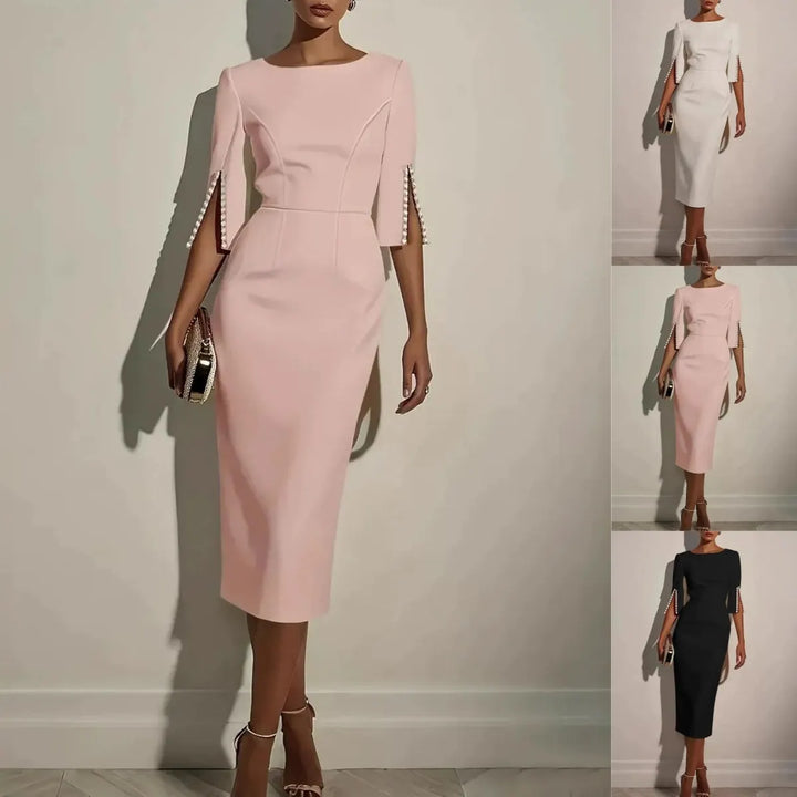 Anneliese - Robe fourreau extensible et douce