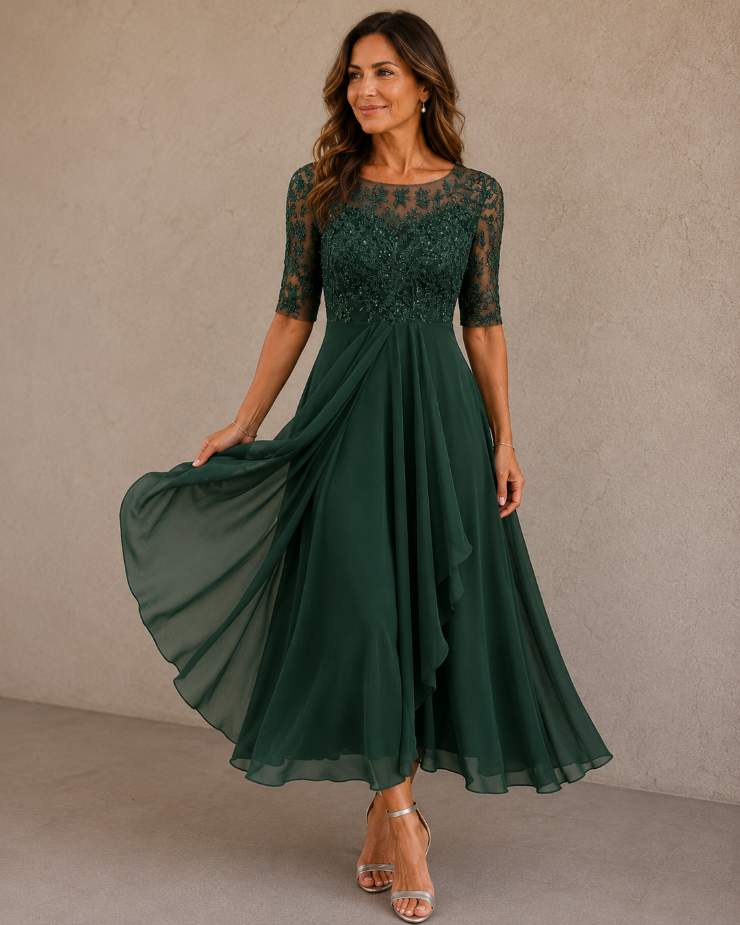 Esteline - Robe de soirée au toucher doux