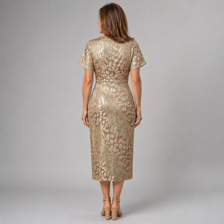 Bellisse - Robe midi texturée