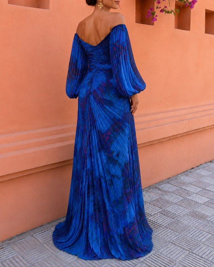 Avalora - Robe longue élégante à motif floral