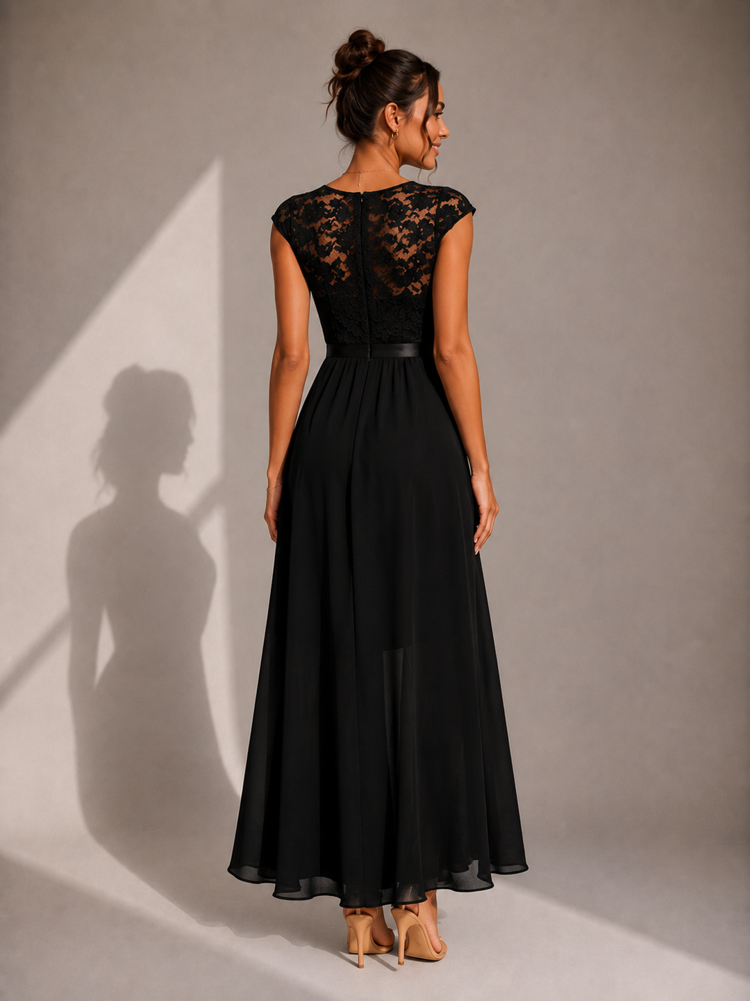 Winsome - Robe trapèze longue fluide