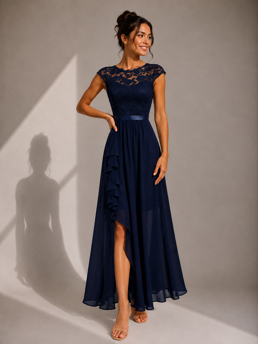 Winsome - Robe trapèze longue fluide