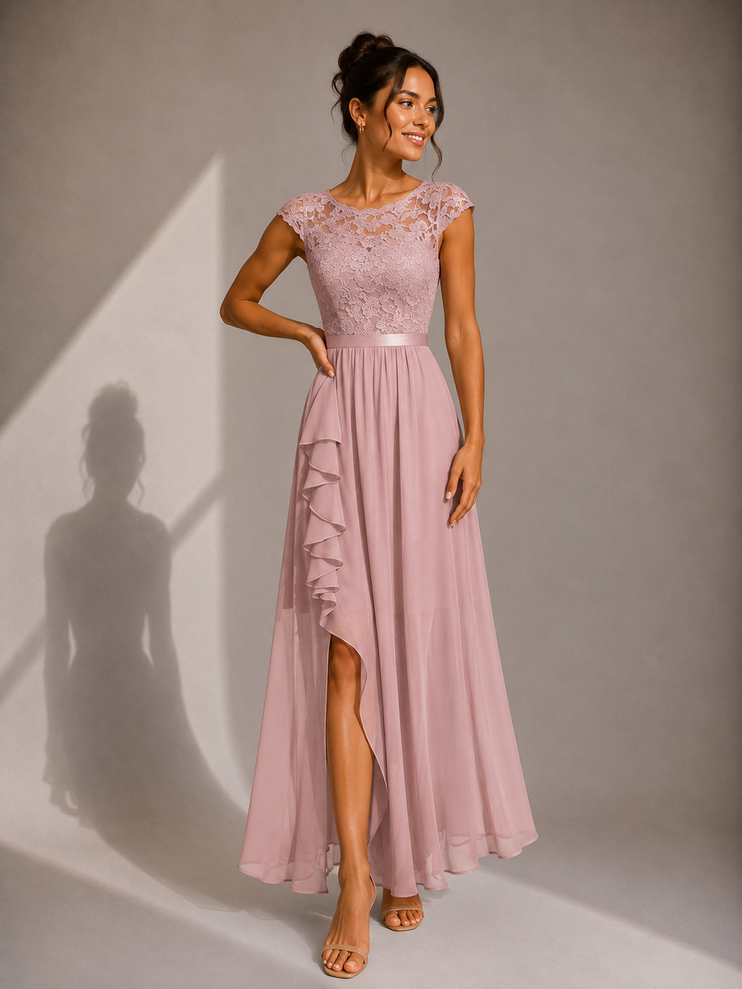 Winsome - Robe trapèze longue fluide