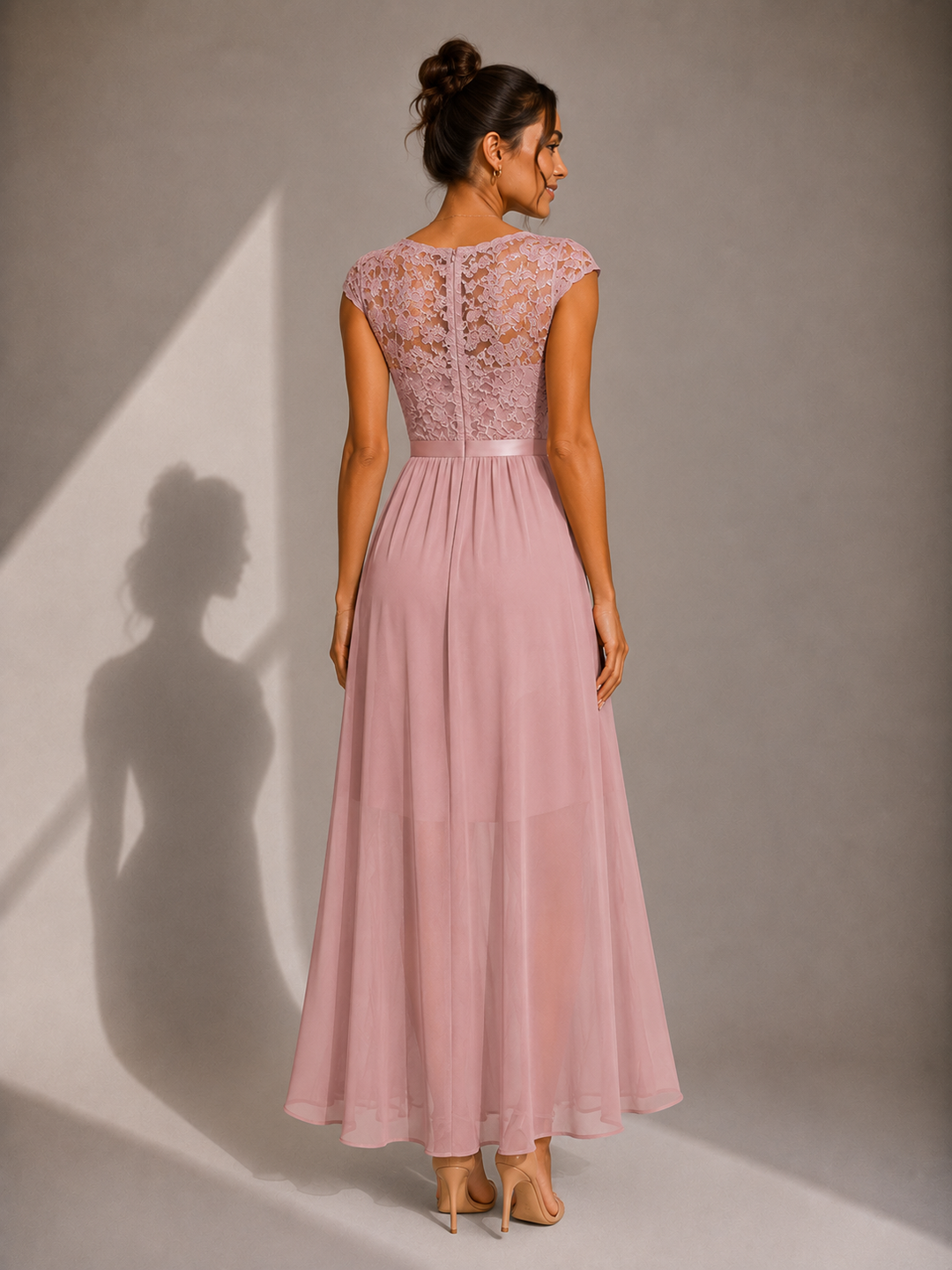 Winsome - Robe trapèze longue fluide