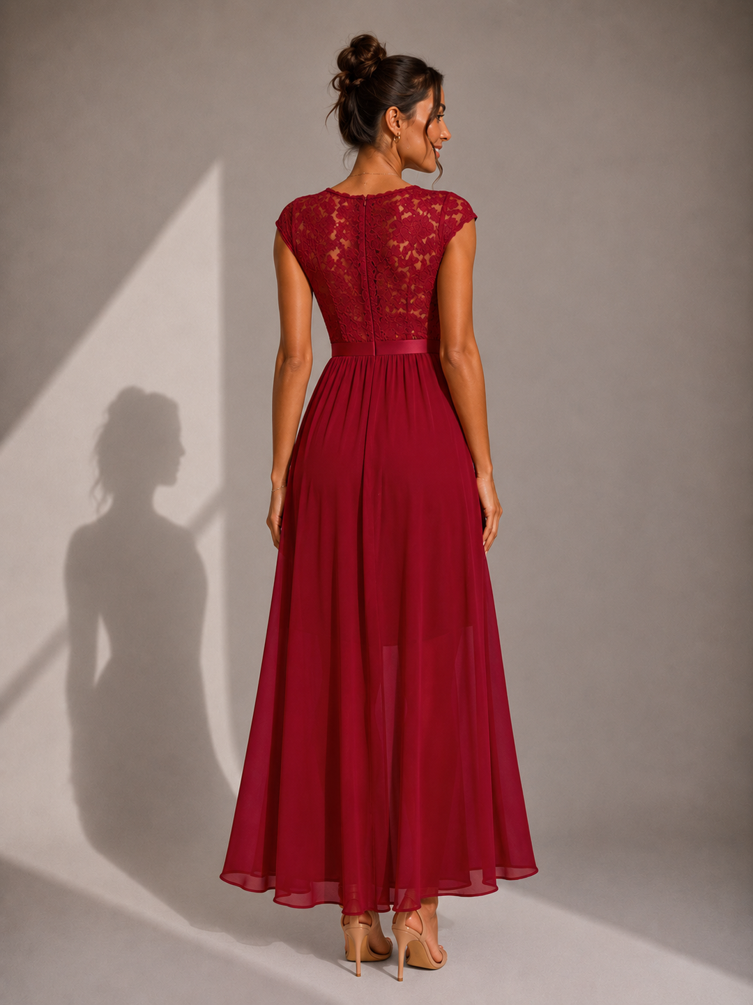 Winsome - Robe trapèze longue fluide