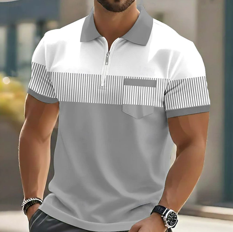 Bexford - Polo zippé, toucher doux