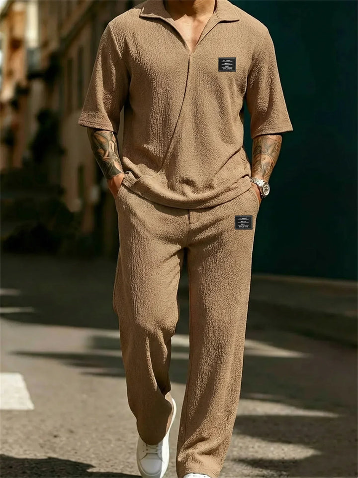 Ansel - Ensemble deux pièces au toucher doux pour homme