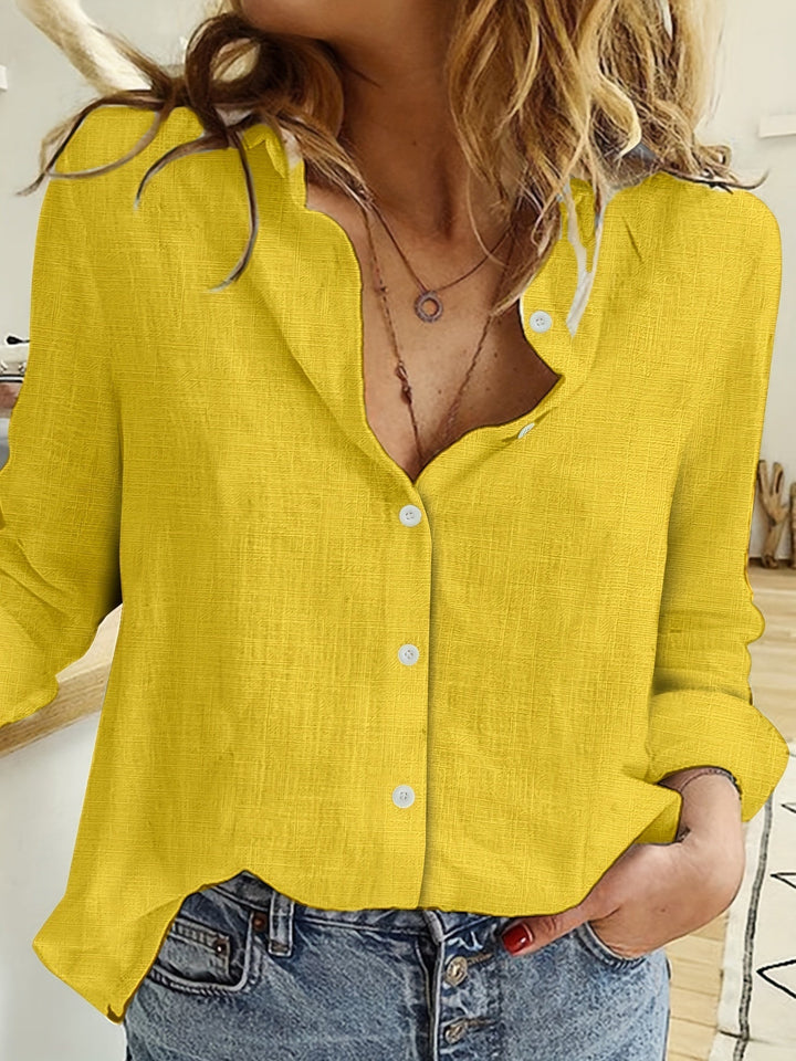 Caelia - Chemise longue à manches transparentes