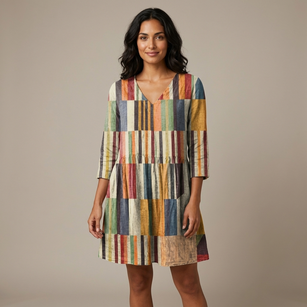 Vesperine - Blouse drapée à encolure en V