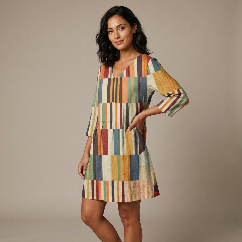 Vesperine - Blouse drapée à encolure en V