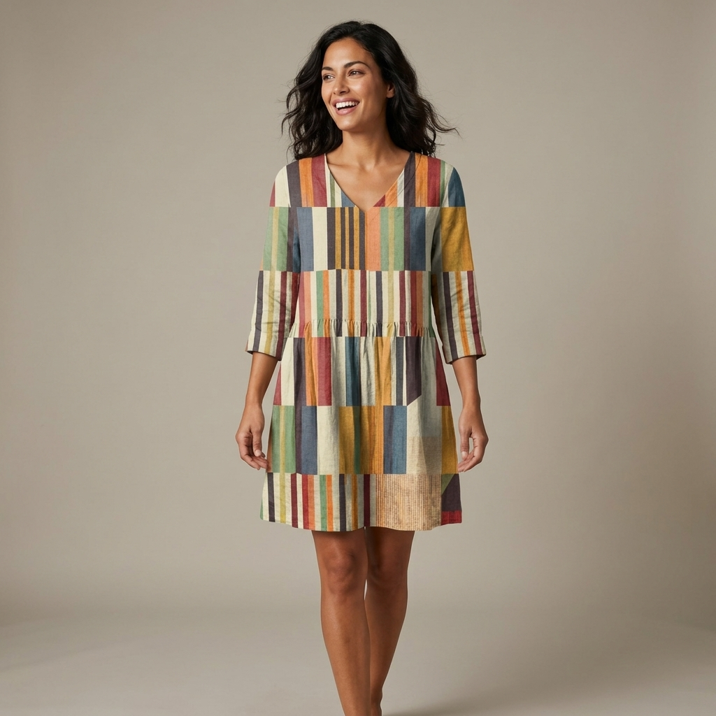 Vesperine - Blouse drapée à encolure en V