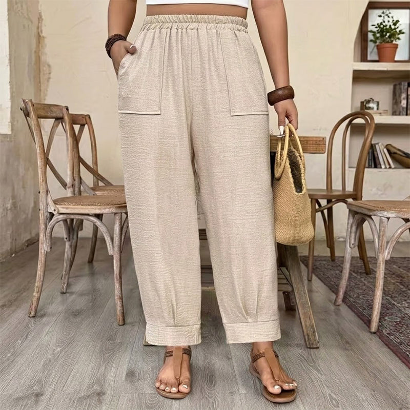 Perdita - Pantalon large au toucher doux